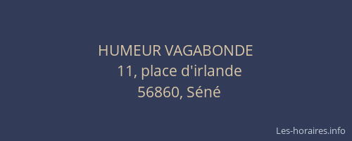 HUMEUR VAGABONDE