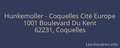 Hunkemoller - Coquelles Cité Europe