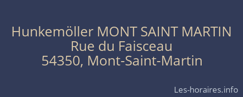 Hunkemöller MONT SAINT MARTIN