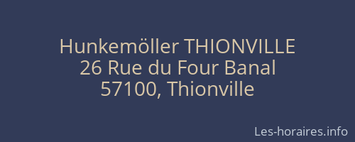 Hunkemöller THIONVILLE