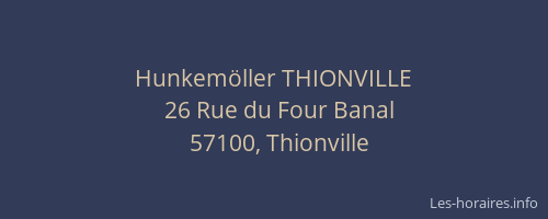 Hunkem&ouml;ller THIONVILLE