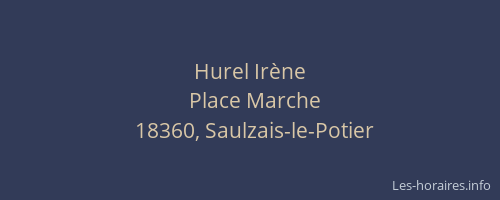 Hurel Ir&egrave;ne