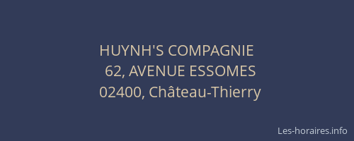 HUYNH'S COMPAGNIE