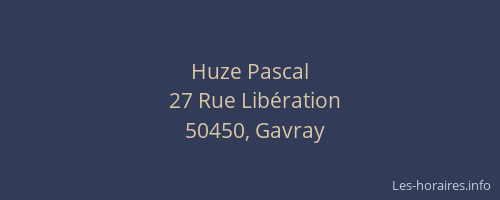 Huze Pascal