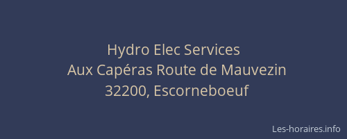 Hydro Elec Services