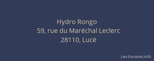 Hydro Rongo