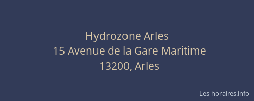 Hydrozone Arles