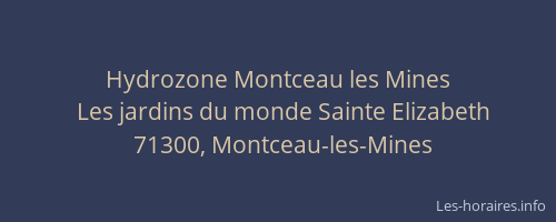Hydrozone Montceau les Mines