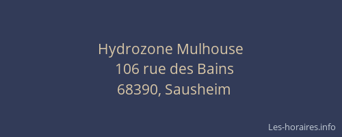 Hydrozone Mulhouse