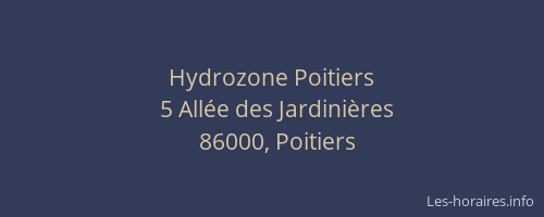 Hydrozone Poitiers