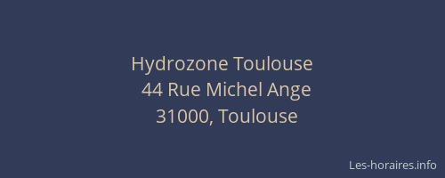 Hydrozone Toulouse