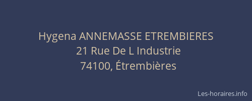 Hygena ANNEMASSE ETREMBIERES
