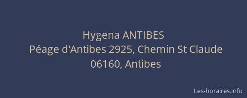 Hygena ANTIBES