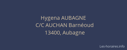 Hygena AUBAGNE