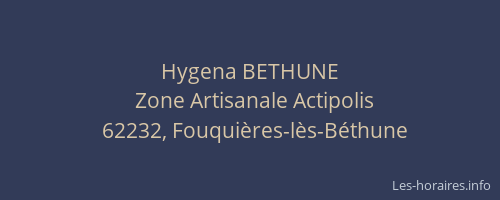 Hygena BETHUNE