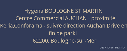 Hygena BOULOGNE ST MARTIN