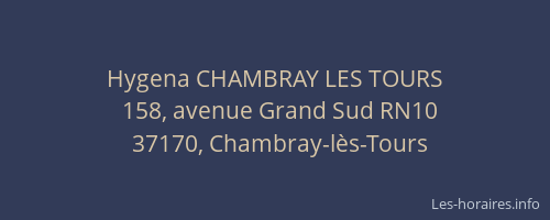 Hygena CHAMBRAY LES TOURS