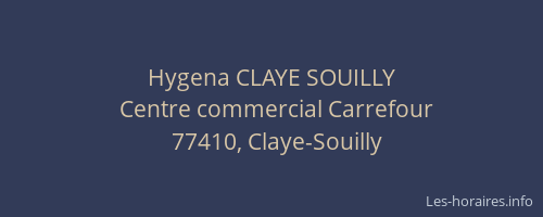 Hygena CLAYE SOUILLY