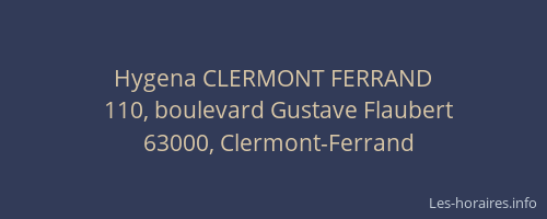 Hygena CLERMONT FERRAND
