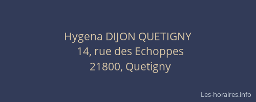 Hygena DIJON QUETIGNY