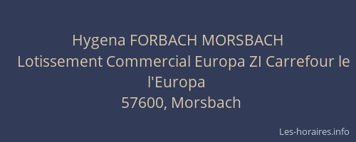 Hygena FORBACH MORSBACH