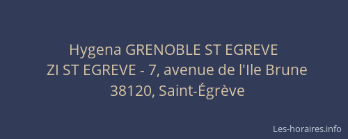 Hygena GRENOBLE ST EGREVE