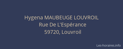 Hygena MAUBEUGE LOUVROIL