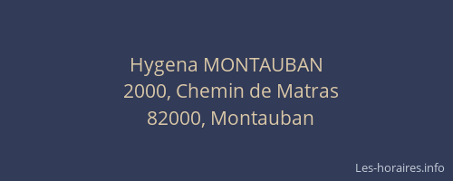 Hygena MONTAUBAN