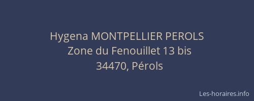 Hygena MONTPELLIER PEROLS