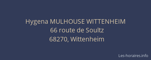 Hygena MULHOUSE WITTENHEIM