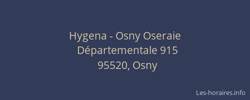 Hygena - Osny Oseraie