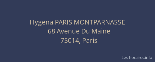 Hygena PARIS MONTPARNASSE