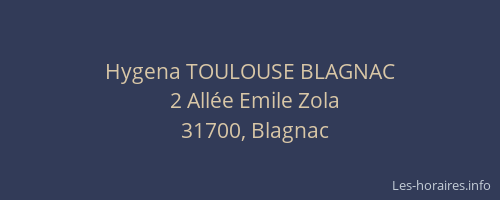 Hygena TOULOUSE BLAGNAC