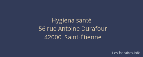 Hygiena santé