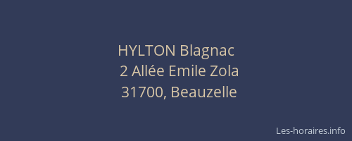 HYLTON Blagnac