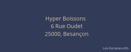 Hyper Boissons