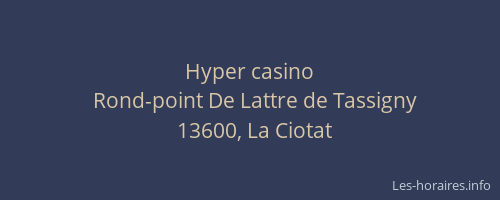Hyper casino