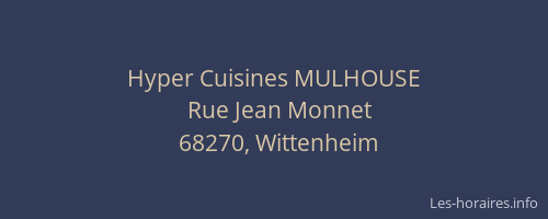 Hyper Cuisines MULHOUSE