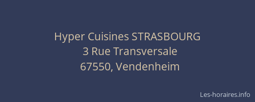 Hyper Cuisines STRASBOURG