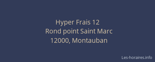 Hyper Frais 12