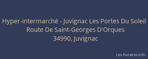 Hyper-intermarché - Juvignac Les Portes Du Soleil