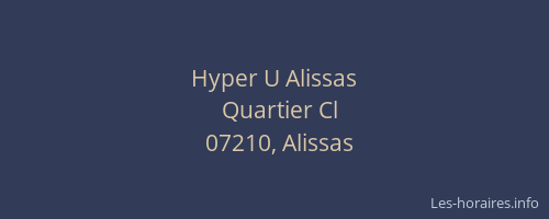 Hyper U Alissas