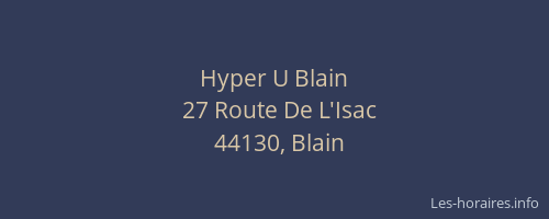 Hyper U Blain