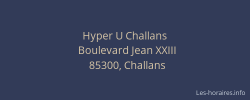 Hyper U Challans