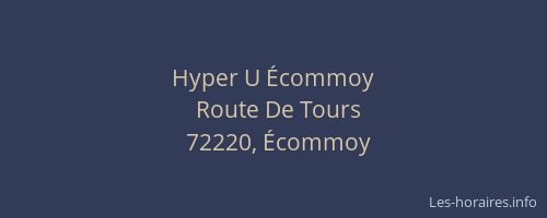 Hyper U &Eacute;commoy