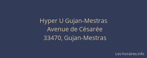 Hyper U Gujan-Mestras