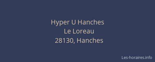 Hyper U Hanches
