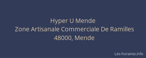 Hyper U Mende