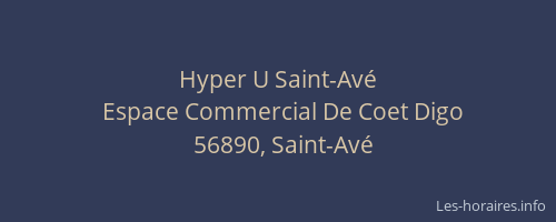 Hyper U Saint-Avé