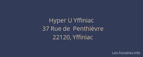 Hyper U Yffiniac